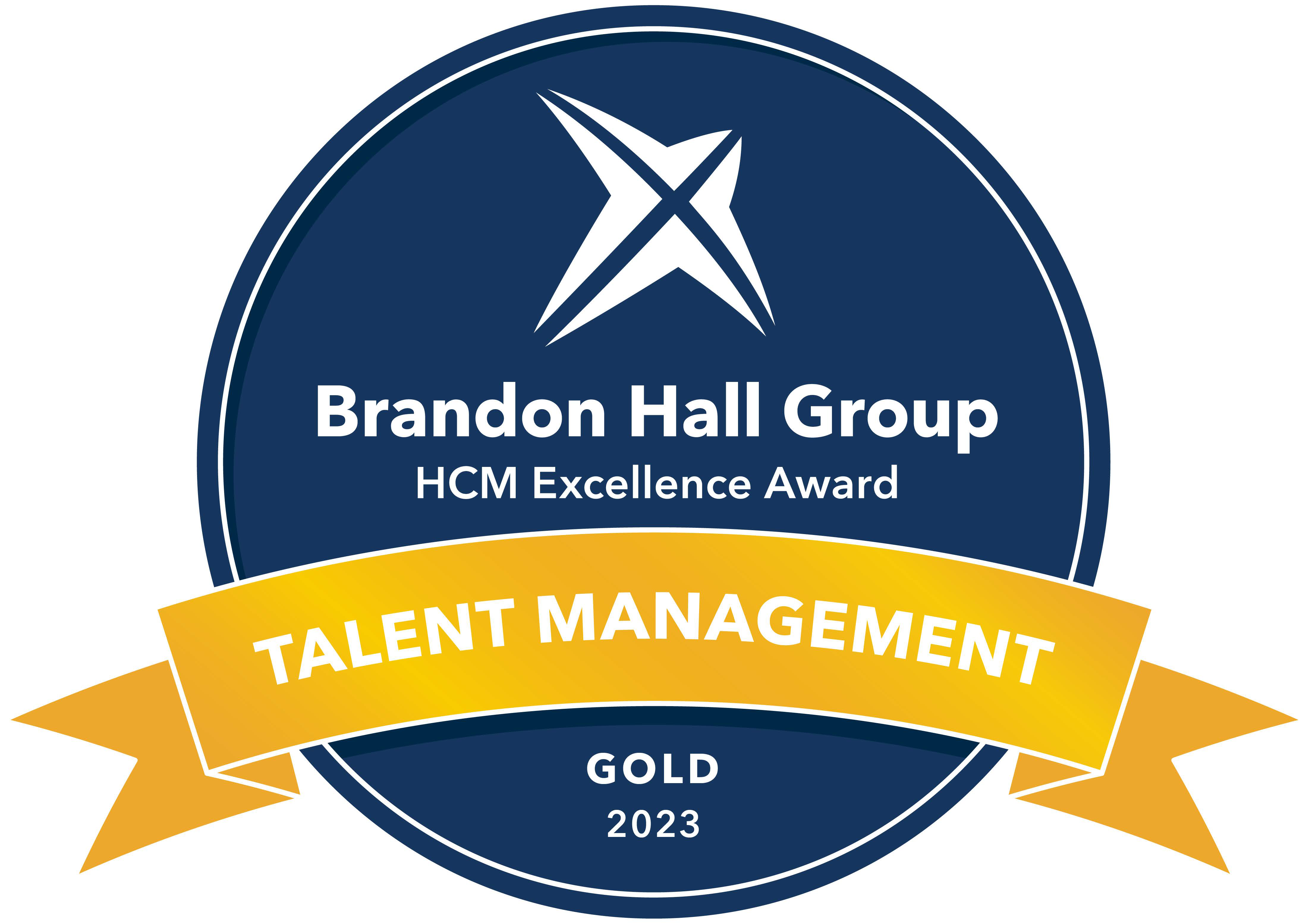 Image of the Brandon Hall Excellence in Technology Gold Award